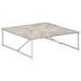 Mesa de centro de madera maciza de mango 110x110x36 cm de vidaXL, Mesas de centro - Ref: Foro24-247698, Precio: 247,99 €, Des...