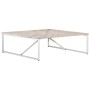 Mesa de centro de madera maciza de mango 110x110x36 cm de vidaXL, Mesas de centro - Ref: Foro24-247698, Precio: 247,99 €, Des...