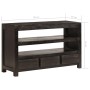 Dark brown solid acacia wood TV cabinet 90x30x55 cm by vidaXL, TV Furniture - Ref: Foro24-246102, Price: 139,02 €, Discount: %