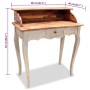 Escritorio de madera maciza reciclada 80x40x92 cm de vidaXL, Escritorios - Ref: Foro24-244503, Precio: 209,48 €, Descuento: %