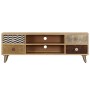 Solid mango wood TV stand 120x30x40 cm by vidaXL, TV Furniture - Ref: Foro24-247340, Price: 168,50 €, Discount: %