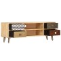 Solid mango wood TV stand 120x30x40 cm by vidaXL, TV Furniture - Ref: Foro24-247340, Price: 168,50 €, Discount: %