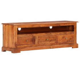 Solid acacia wood TV cabinet 120x30x40 cm by vidaXL, TV Furniture - Ref: Foro24-247759, Price: 287,05 €, Discount: %