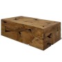 Brown genuine teak coffee table 90x50x30 cm by vidaXL, Coffee table - Ref: Foro24-244558, Price: 208,99 €, Discount: %