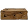 Brown genuine teak coffee table 90x50x30 cm by vidaXL, Coffee table - Ref: Foro24-244558, Price: 208,99 €, Discount: %