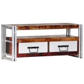 Solid recycled wood TV stand 90x30x40 cm by vidaXL, TV Furniture - Ref: Foro24-247819, Price: 114,61 €, Discount: %