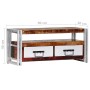 Mueble para TV de madera maciza reciclada 90x30x40 cm de vidaXL, Muebles TV - Ref: Foro24-247819, Precio: 114,61 €, Descuento: %