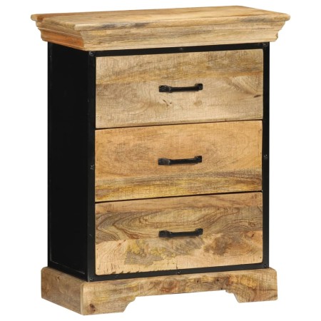 Mueble con cajones madera maciza de mango 60x30x75 cm de vidaXL, Cajoneras - Ref: Foro24-247581, Precio: 232,99 €, Descuento: %