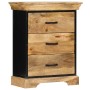 Mueble con cajones madera maciza de mango 60x30x75 cm de vidaXL, Cajoneras - Ref: Foro24-247581, Precio: 232,99 €, Descuento: %