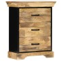 Mueble con cajones madera maciza de mango 60x30x75 cm de vidaXL, Cajoneras - Ref: Foro24-247581, Precio: 232,99 €, Descuento: %