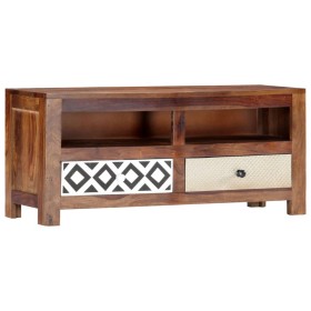 Solid Sheesham wood TV cabinet 90x30x40 cm by vidaXL, TV Furniture - Ref: Foro24-247734, Price: 191,99 €, Discount: %