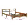 Estructura de cama de madera maciza reciclada 180x200 cm de vidaXL, Camas y somieres - Ref: Foro24-247668, Precio: 417,32 €, ...