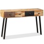 Mesa consola de teca maciza reciclada 120x30x76 cm de vidaXL, Mesas auxiliares - Ref: Foro24-245403, Precio: 202,82 €, Descue...