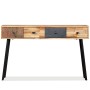 Solid recycled teak wood console table 120x30x76 cm by vidaXL, Side tables - Ref: Foro24-245403, Price: 202,82 €, Discount: %