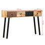 Solid recycled teak wood console table 120x30x76 cm by vidaXL, Side tables - Ref: Foro24-245403, Price: 202,82 €, Discount: %