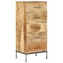 Cómoda de madera maciza de mango 45x35x106 cm de vidaXL, Aparadores - Ref: Foro24-247806, Precio: 342,16 €, Descuento: %