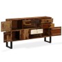 Solid Sheesham wood sideboard 140x30x80 cm by vidaXL, Sideboards - Ref: Foro24-244931, Price: 564,44 €, Discount: %