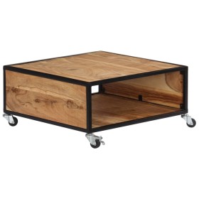 Couchtisch aus massivem Akazienholz, 70 x 70 x 32 cm von vidaXL, Couchtisch - Ref: Foro24-247684, Preis: 175,44 €, Rabatt: %