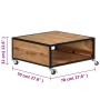 Solid acacia wood coffee table 70x70x32 cm by vidaXL, Coffee table - Ref: Foro24-247684, Price: 162,99 €, Discount: %