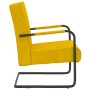 Mustard Yellow Velvet Cantilever Chair by vidaXL, Armchairs - Ref: Foro24-325731, Price: 175,56 €, Discount: %