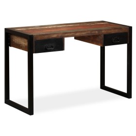 Desk with 2 drawers recycled solid wood 120x50x76 cm by vidaXL, Desks - Ref: Foro24-244905, Price: 240,03 €, Discount: %