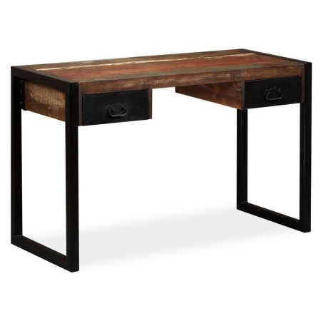 Desk with 2 drawers recycled solid wood 120x50x76 cm by vidaXL, Desks - Ref: Foro24-244905, Price: 239,73 €, Discount: %