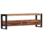 Solid acacia wood TV cabinet 140x30x45 cm by vidaXL, TV Furniture - Ref: Foro24-247736, Price: 286,30 €, Discount: %