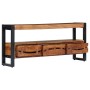 Solid acacia wood TV cabinet 140x30x45 cm by vidaXL, TV Furniture - Ref: Foro24-247736, Price: 286,30 €, Discount: %