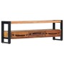 Solid acacia wood TV cabinet 140x30x45 cm by vidaXL, TV Furniture - Ref: Foro24-247736, Price: 286,30 €, Discount: %