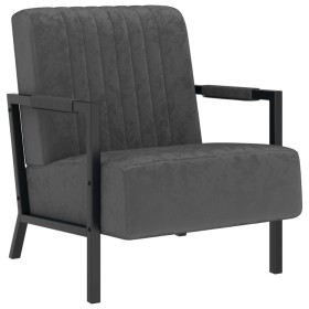 Dark gray velvet armchair by vidaXL, Armchairs - Ref: Foro24-325759, Price: 181,83 €, Discount: %