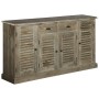 Aparador de madera maciza de mindi 145x32,5x77 cm de vidaXL, Aparadores - Ref: Foro24-245508, Precio: 492,32 €, Descuento: %