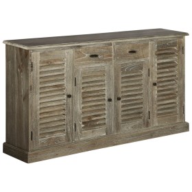 Aparador de madera maciza de mindi 145x32,5x77 cm de vidaXL, Aparadores - Ref: Foro24-245508, Precio: 492,99 €, Descuento: %