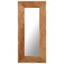 Espejo cosmético de madera maciza de acacia 50x110 cm de vidaXL, Espejos - Ref: Foro24-246269, Precio: 75,26 €, Descuento: %