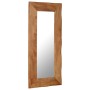 Espejo cosmético de madera maciza de acacia 50x110 cm de vidaXL, Espejos - Ref: Foro24-246269, Precio: 74,99 €, Descuento: %