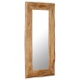 Espejo cosmético de madera maciza de acacia 50x110 cm de vidaXL, Espejos - Ref: Foro24-246269, Precio: 75,26 €, Descuento: %