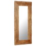 Espejo cosmético de madera maciza de acacia 50x110 cm de vidaXL, Espejos - Ref: Foro24-246269, Precio: 74,99 €, Descuento: %