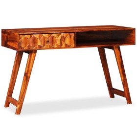 Escritorio de madera maciza de sheesham 118x50x76 cm de vidaXL, Escritorios - Ref: Foro24-245145, Precio: 173,66 €, Descuento: %