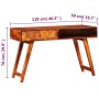 Solid sheesham wood desk 118x50x76 cm by vidaXL, Desks - Ref: Foro24-245145, Price: 214,33 €, Discount: %