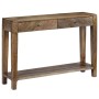 Solid mango wood console table 118x30x80 cm by vidaXL, Side tables - Ref: Foro24-244969, Price: 275,65 €, Discount: %