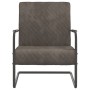 Light Gray Velvet Cantilever Chair by vidaXL, Armchairs - Ref: Foro24-325724, Price: 95,48 €, Discount: %