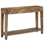 Solid mango wood console table 118x30x80 cm by vidaXL, Side tables - Ref: Foro24-244969, Price: 275,65 €, Discount: %