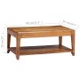 Solid wood coffee table 88x50x38 cm by vidaXL, Coffee table - Ref: Foro24-244956, Price: 199,98 €, Discount: %