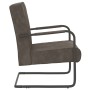 Light Gray Velvet Cantilever Chair by vidaXL, Armchairs - Ref: Foro24-325724, Price: 95,48 €, Discount: %