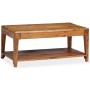 Solid wood coffee table 88x50x38 cm by vidaXL, Coffee table - Ref: Foro24-244956, Price: 199,98 €, Discount: %