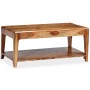 Solid wood coffee table 88x50x38 cm by vidaXL, Coffee table - Ref: Foro24-244956, Price: 199,98 €, Discount: %