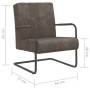 Light Gray Velvet Cantilever Chair by vidaXL, Armchairs - Ref: Foro24-325724, Price: 95,48 €, Discount: %