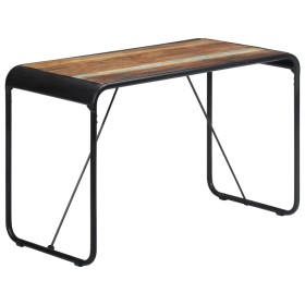 Mesa de comedor de madera maciza reciclada 118x60x76 cm de vidaXL, Mesas de cocina y de comedor - Ref: Foro24-247864, Precio:...