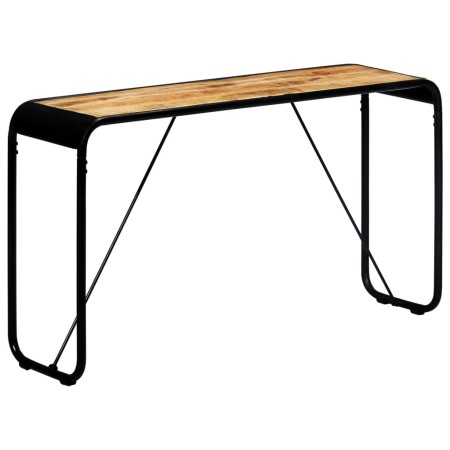 Solid untreated mango wood console table 140x35x76 cm by vidaXL, Side tables - Ref: Foro24-247869, Price: 107,99 €, Discount: %