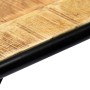 Solid untreated mango wood console table 140x35x76 cm by vidaXL, Side tables - Ref: Foro24-247869, Price: 107,53 €, Discount: %