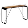 Solid untreated mango wood console table 140x35x76 cm by vidaXL, Side tables - Ref: Foro24-247869, Price: 107,99 €, Discount: %